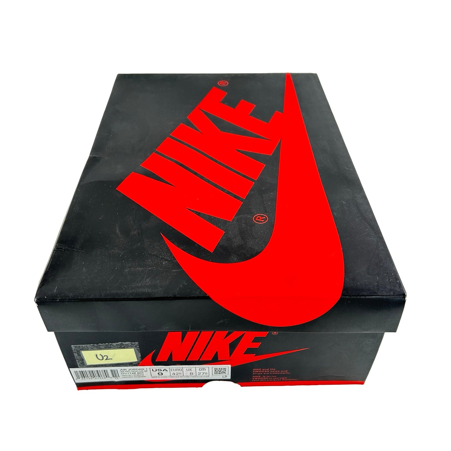 DV1748 601 Jordan 1 Retro High OG Spider-Man Across the Spider-Verse [USED] - 9 M (Used2)