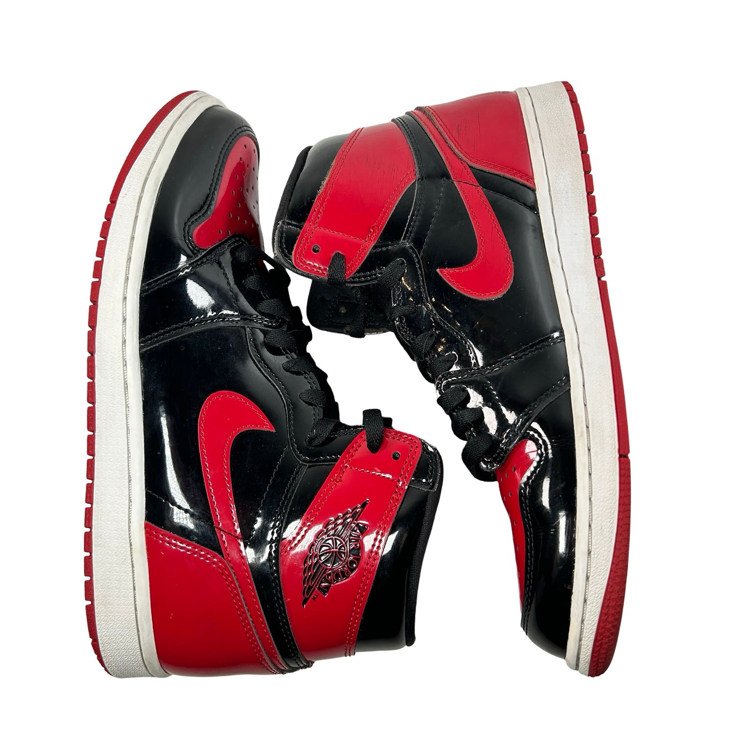 555088 063 Jordan 1 Retro High OG Patent Bred [USED] - 10.5 M (Used) (No Box)