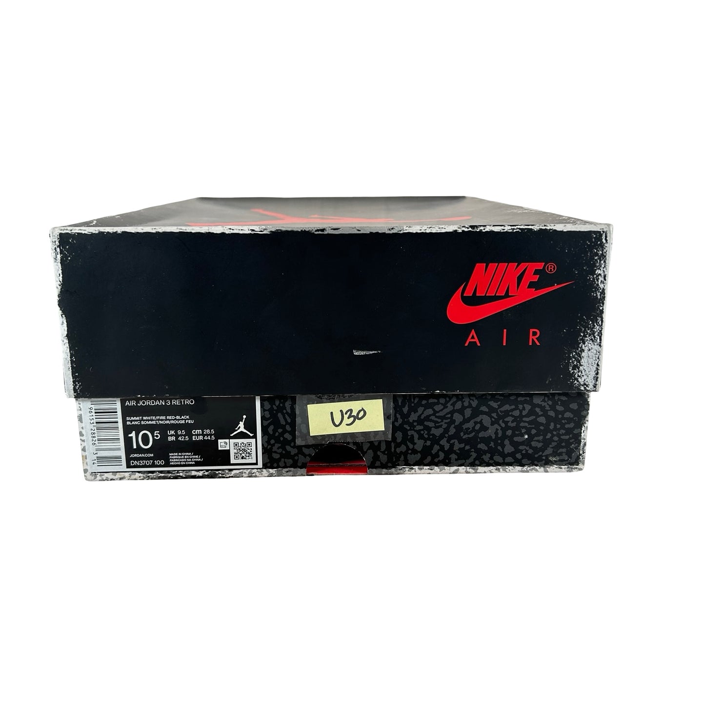 DN3707 100 Jordan 3 Retro White Cement Reimagined [USED] - 10.5 M (Used30)