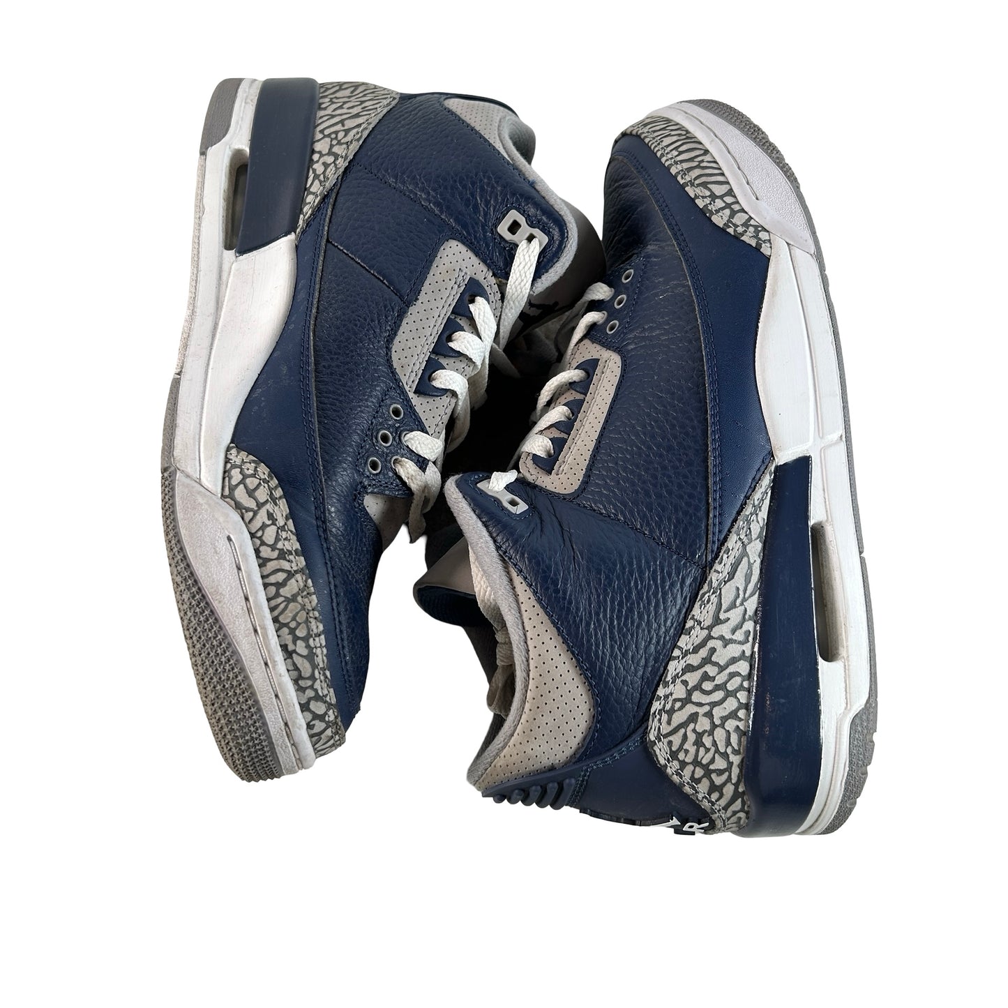 CT8532 401 Jordan 3 Georgetown [USED] - 10 M (Used) (No Box)