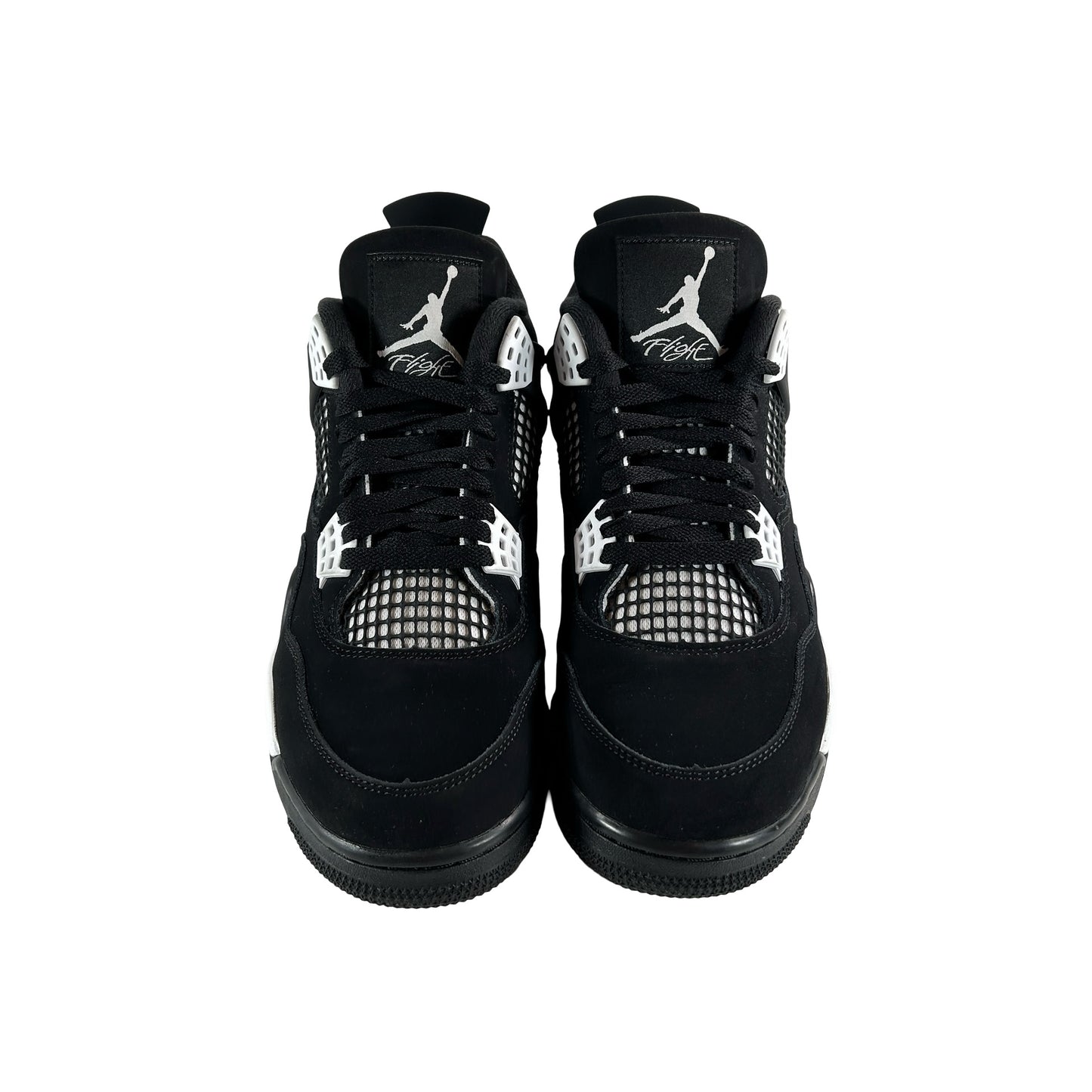 FQ8138 001  Jordan 4 Retro White Thunder [USED] - 9.5 M (Used8)