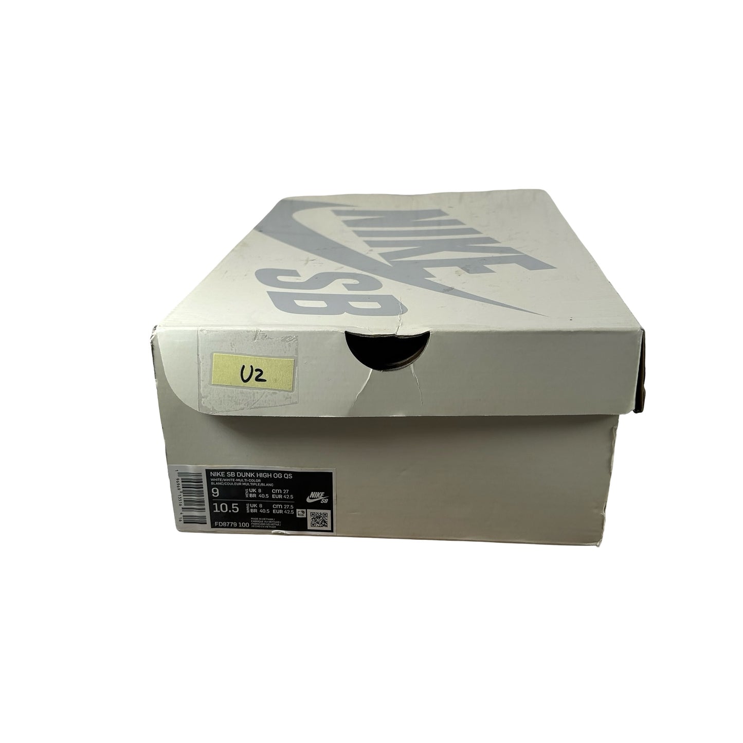 FD8779 100 Nike SB Dunk High Supreme Rammellzee [USED] - 9 M (Used2)