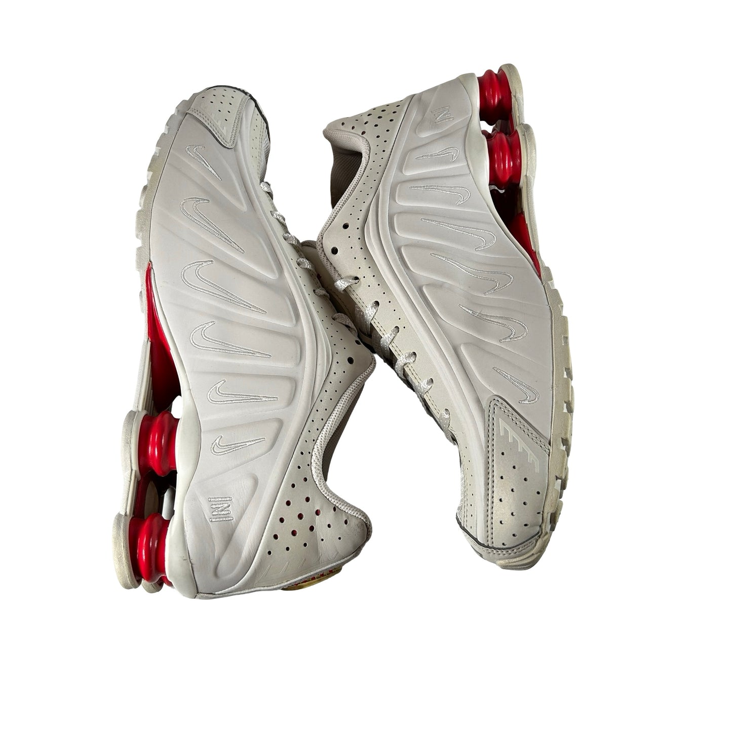 BV1387 002 Nike Shox R4 Neymar White [USED] - 10.5 M (Used) (No Box)