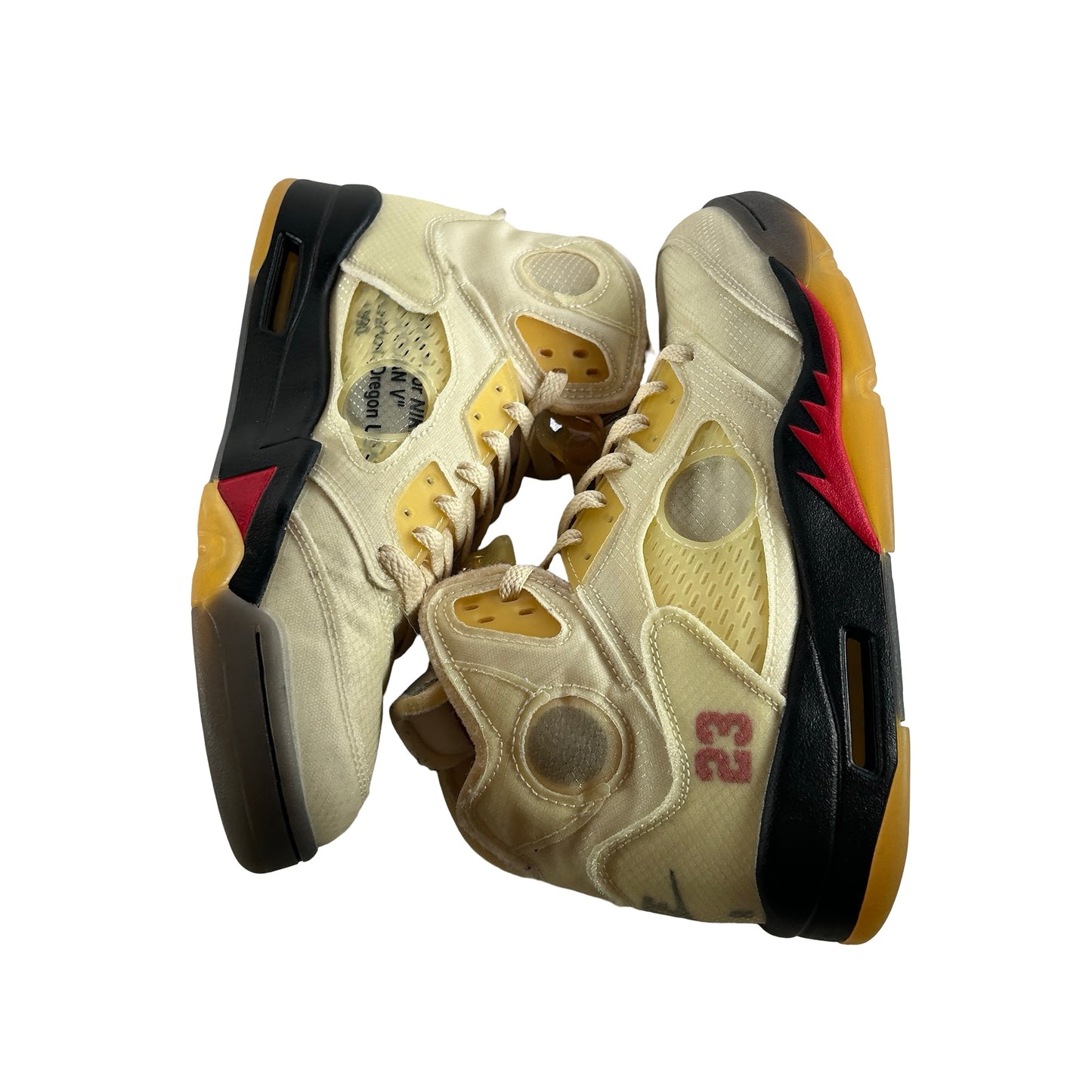 DH8565 100 Jordan 5 Off-White Sail [USED] - 9.5 M (Used4)