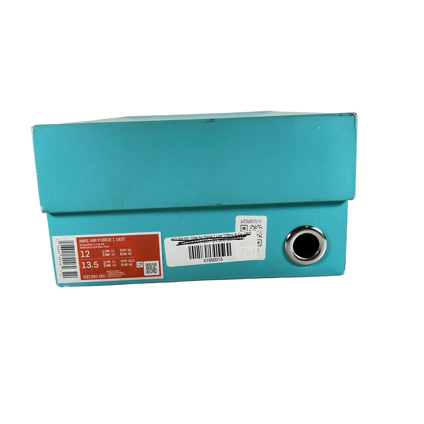 DZ1382 001 Nike Air Force 1 Low Tiffany & Co. 1837 [USED] - 12 M (Used)