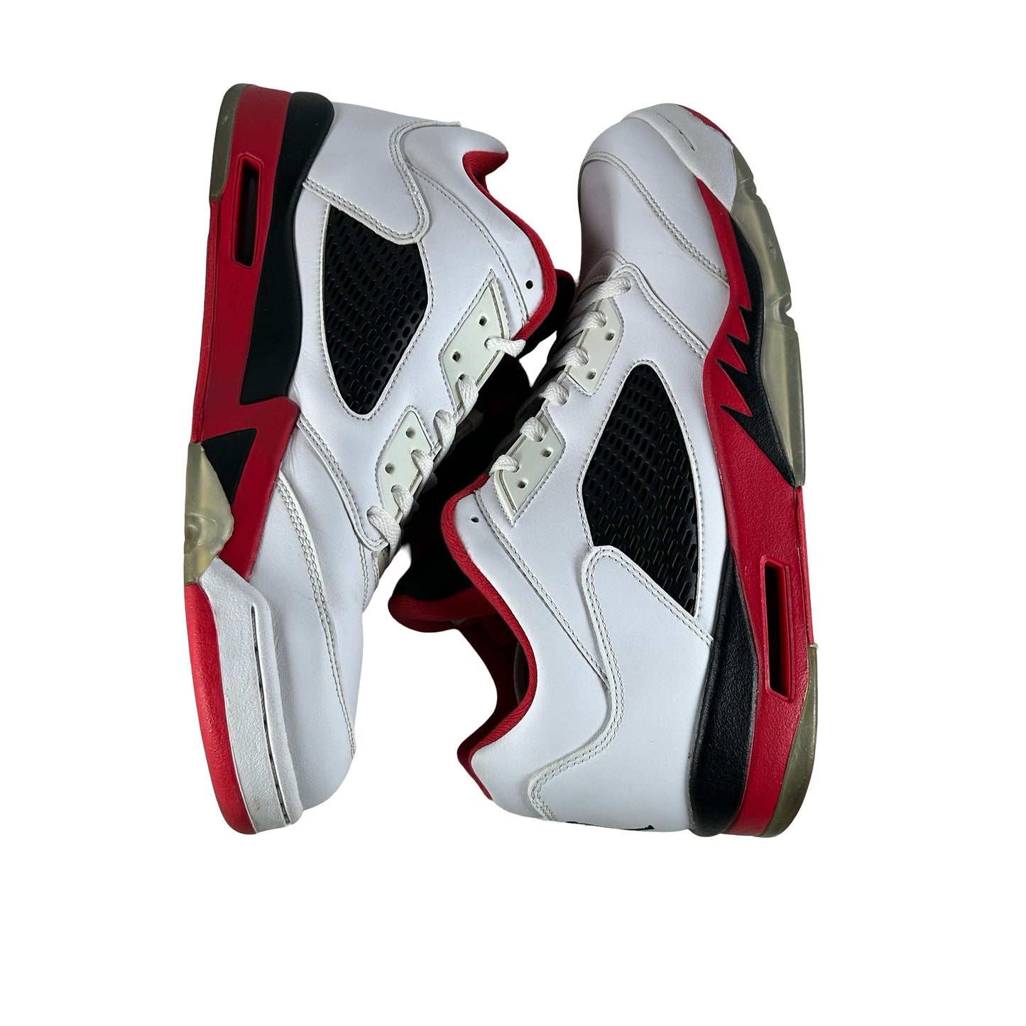 819171 101 Jordan 5 Retro Low Fire Red [USED] - 13 M (Used)