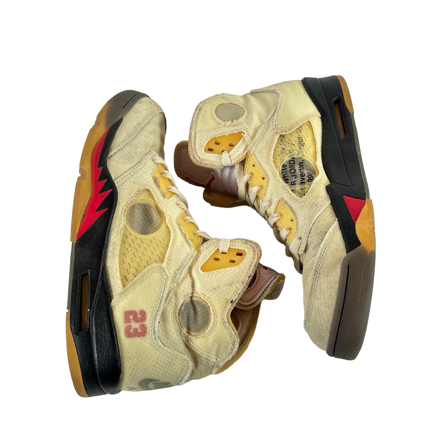 DH8565 100 Jordan 5 Retro Off-White Sail [USED] - 10.5 M (Used6)