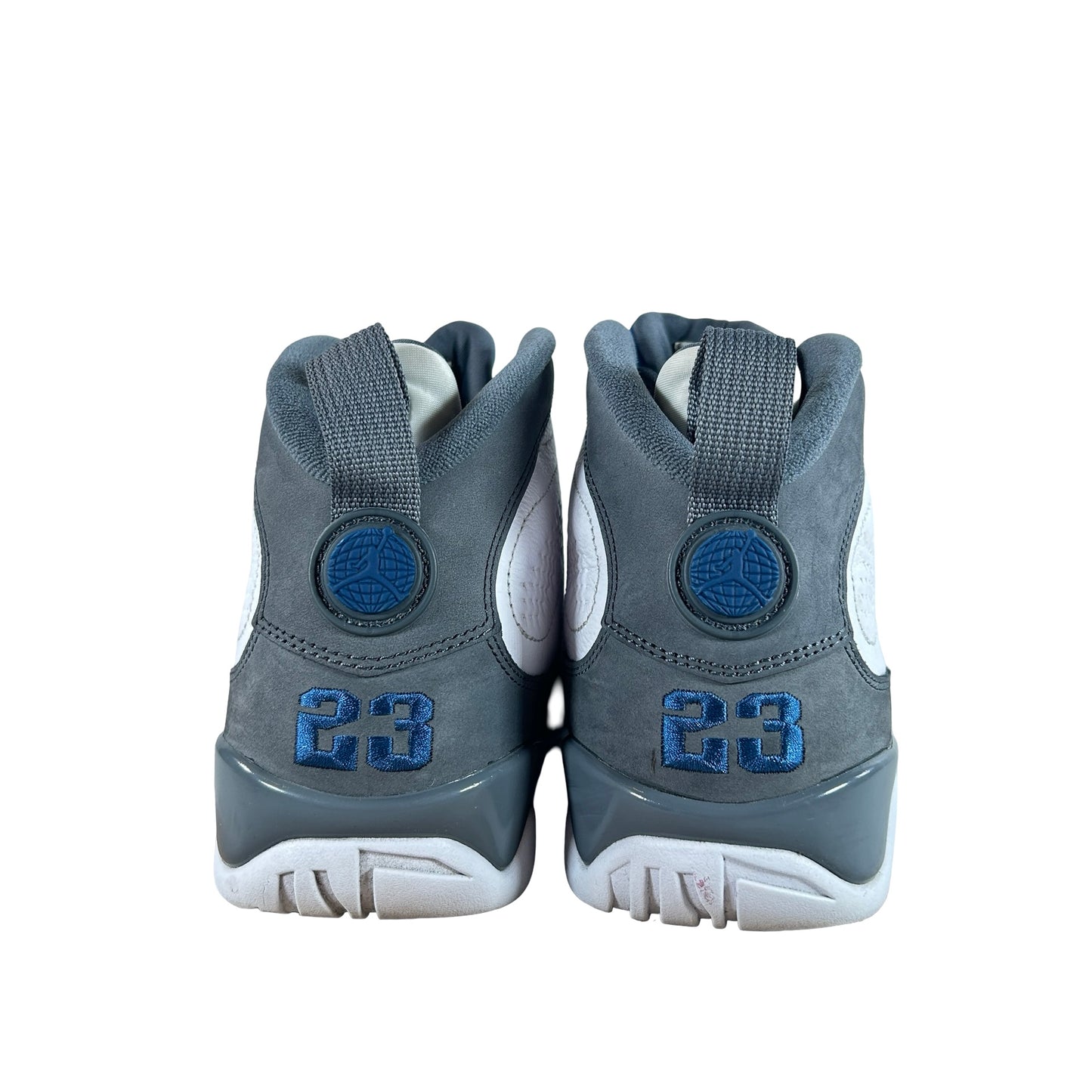 HV4794 100 Jordan 9 Retro Flint Grey French Blue (2026) [USED] - 8.5 M (Used) (Replace Box)