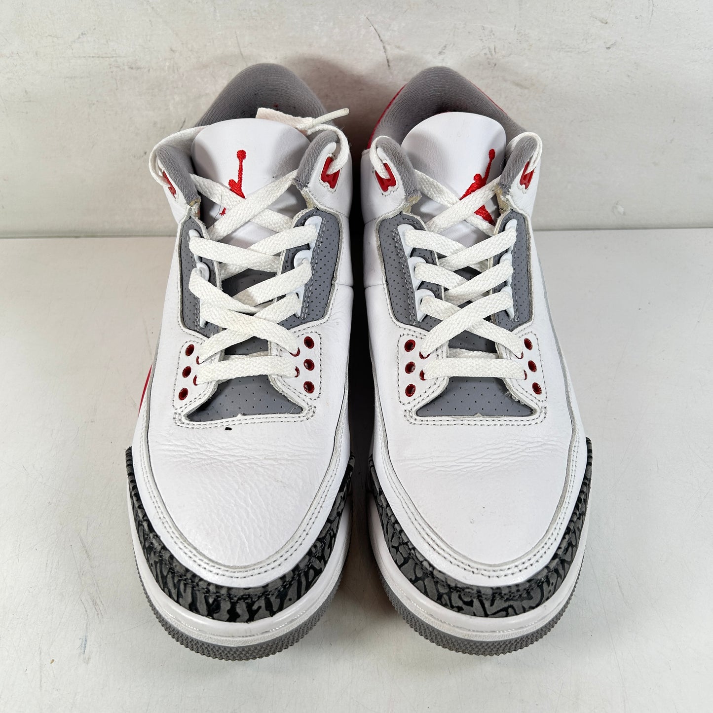 DN3707 160 Jordan 3 Retro Fire Red (2022) [USED] - 8 M (Used) (No Box)