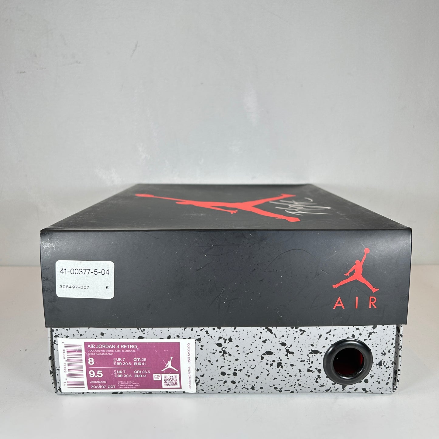 308497 007 Jordan 4 Retro Cool Grey (2019) [USED] - 8 M (Used)
