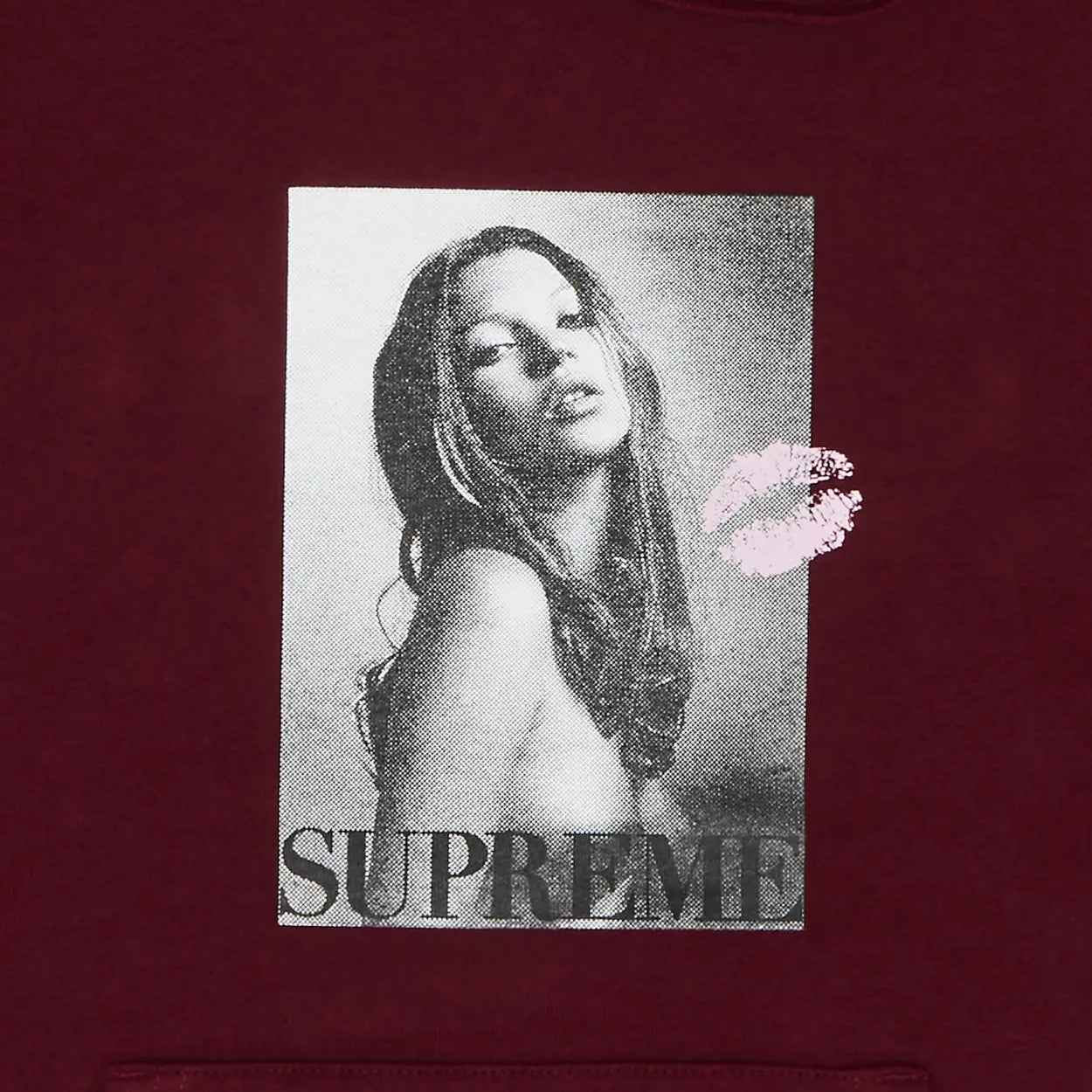 Supreme Kate Moss Hooded Sweatshirt Cardinal