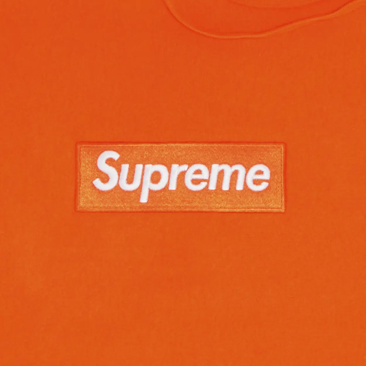 Supreme Box Logo Hooded Sweatshirt Orange (FW24) Dark Orange