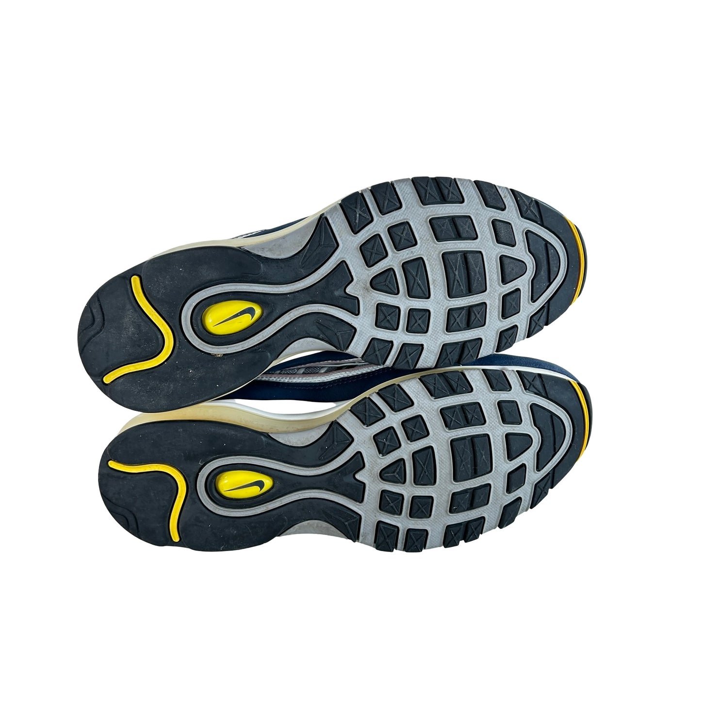 640744 105 Nike Air Max 98 Tour Yellow Grey [USED] - 9.5 M (Used)