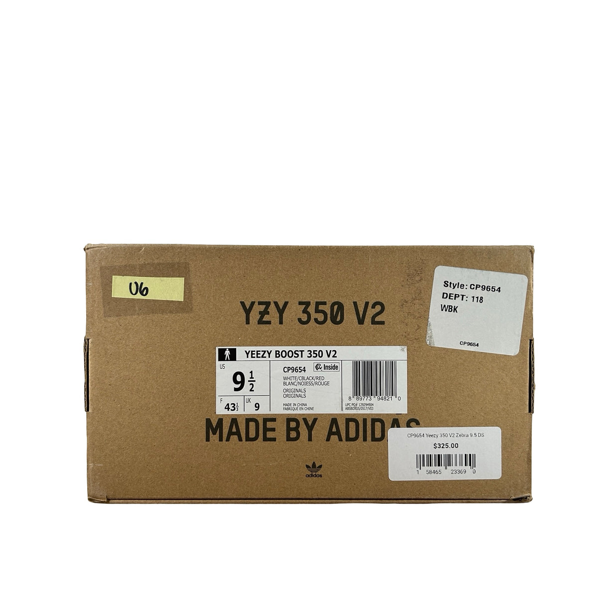 CP9654 Yeezy 350 V2 Zebra [USED] - 9.5 M (Used6)
