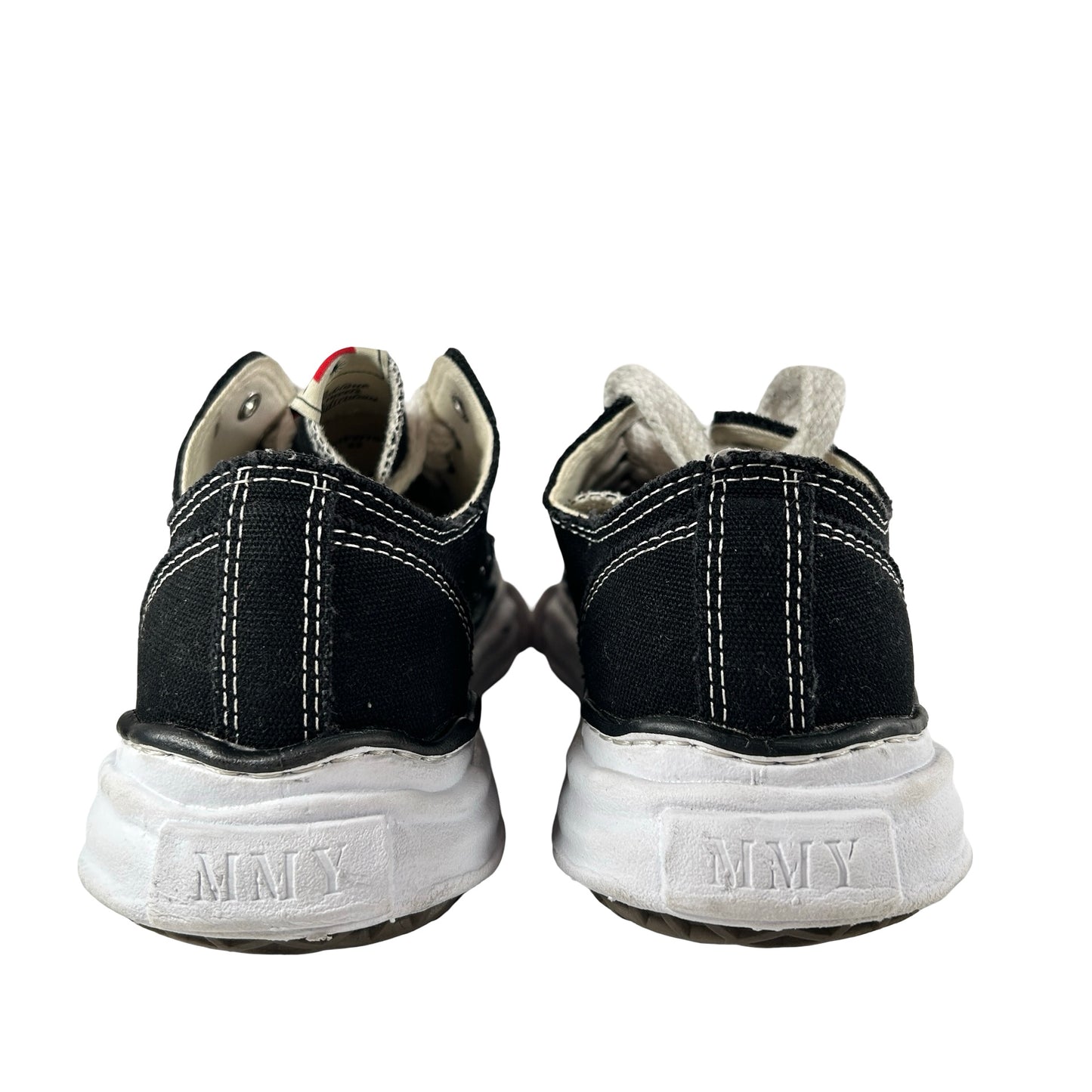 A01FW702 BLK Maison Mihara Yasuhiro Peterson OG Sole Canvas Low Black [USED] - 42 EU (Used2)