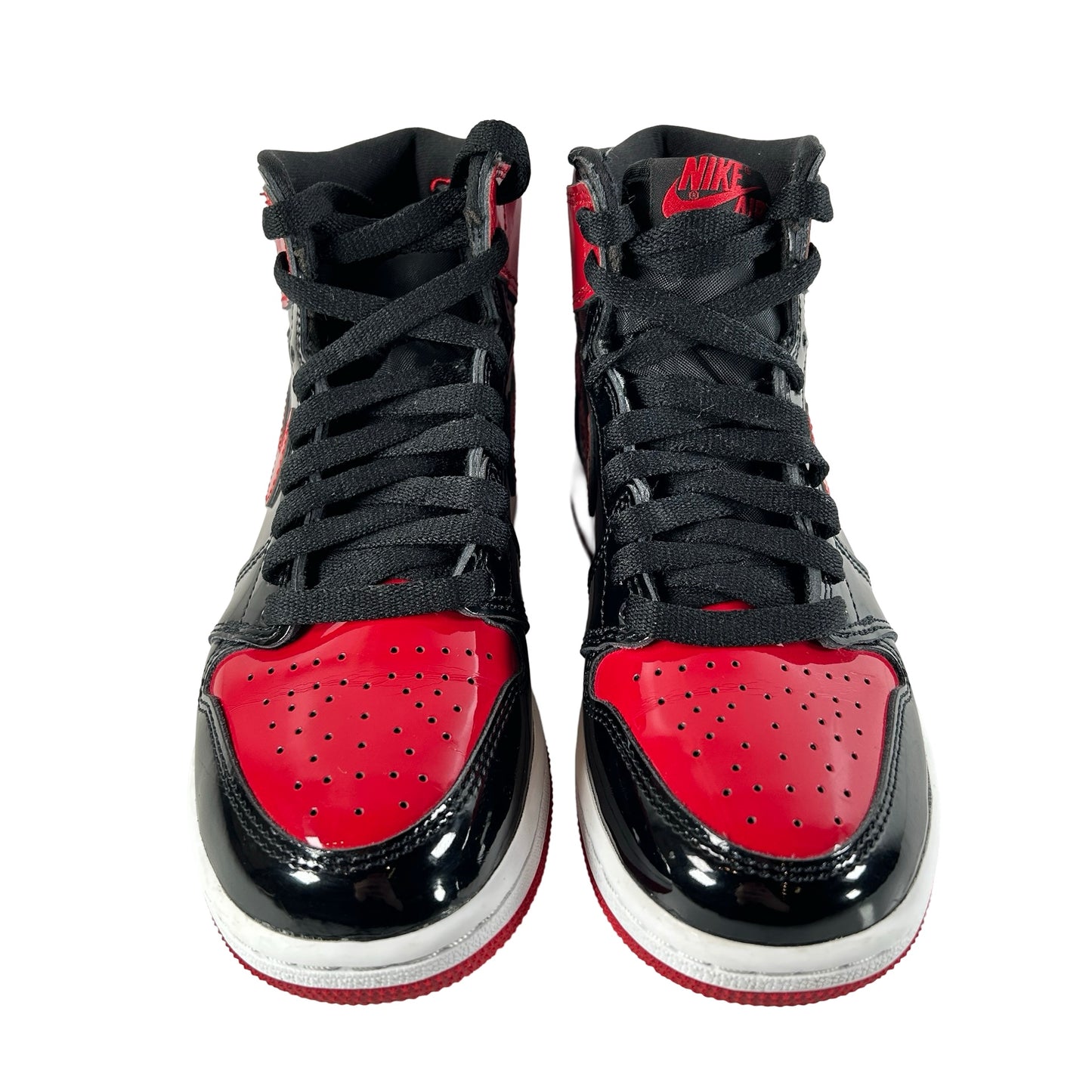 575441 063 Jordan 1 Retro High OG Patent Bred (GS) [USED] - 3.5 Y (Used) (No Box)