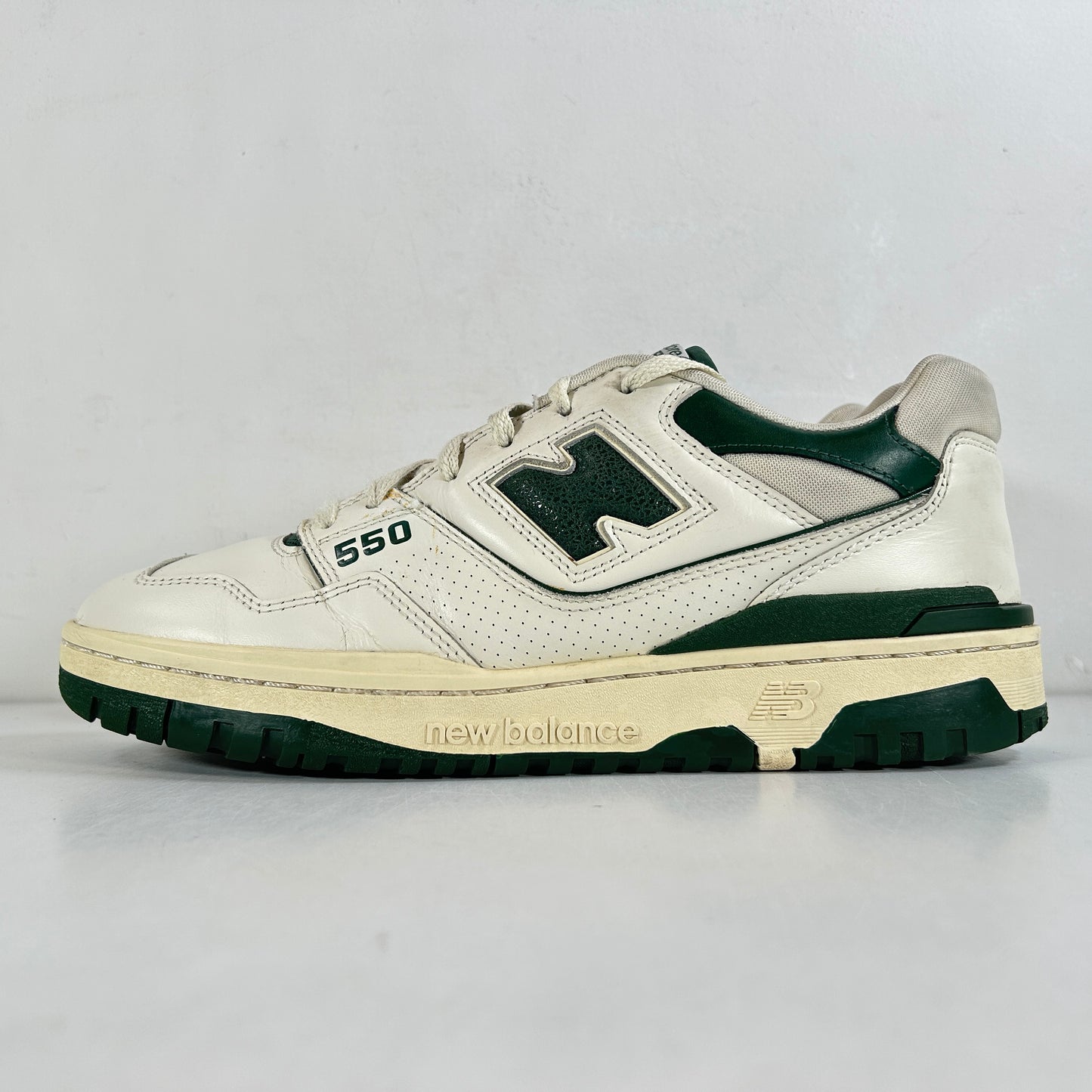 BB550ALD New Balance 550 Aime Leon Dore White Green [USED] - 9.5 M (Used)