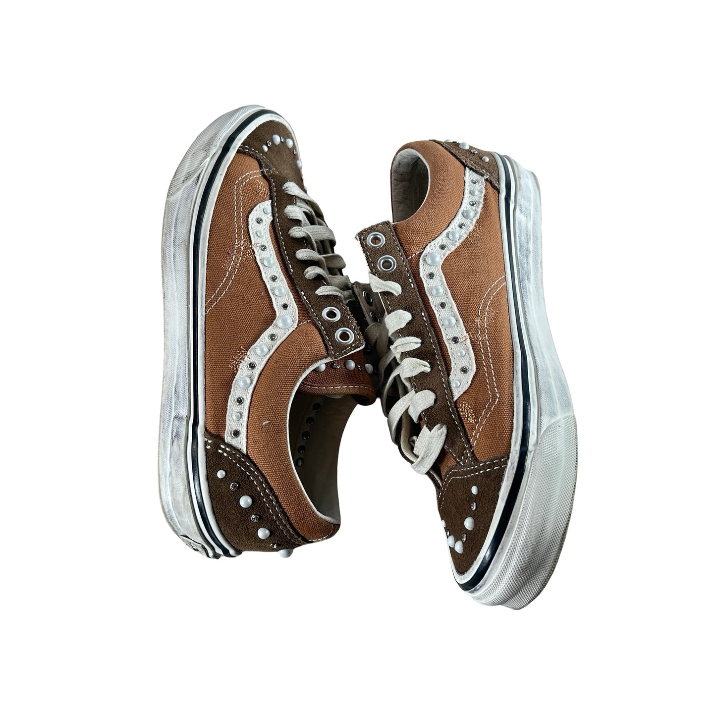 VN000E8VFST Vans LX Old Skool 36 Pearlized Pack Vintage Cocoa Brown [USED] - 8 M (Used3)