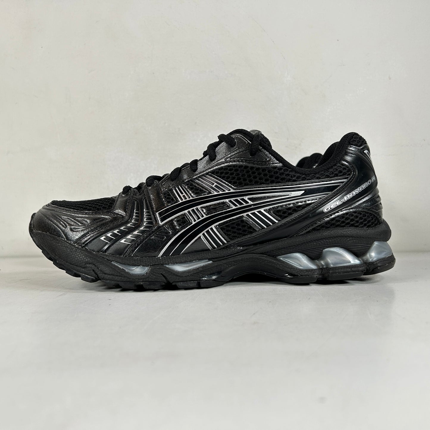 1201A019 006 ASICS Gel-Kayano 14 Black Pure Silver [USED] - 8 M (Used)