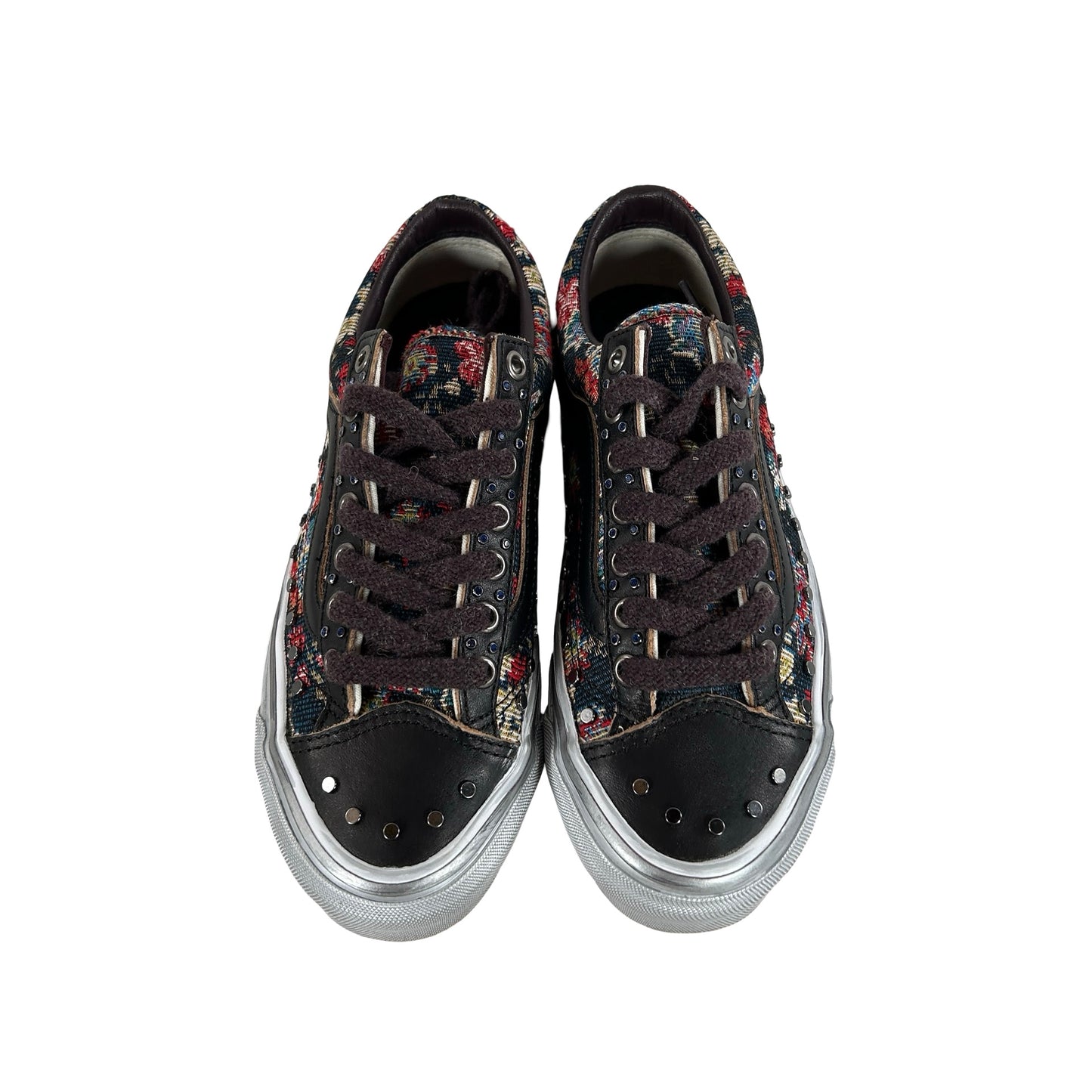 VN000D2GBLA Vans OTW Old Skool 36 Vibram Floral Rivets Black [USED] - 6 M (Used)