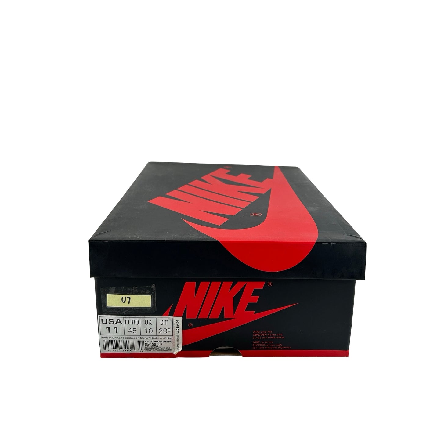 861428 007 Jordan 1 Retro High NRG Patent Gold Toe [USED] - 11 M (Used7)