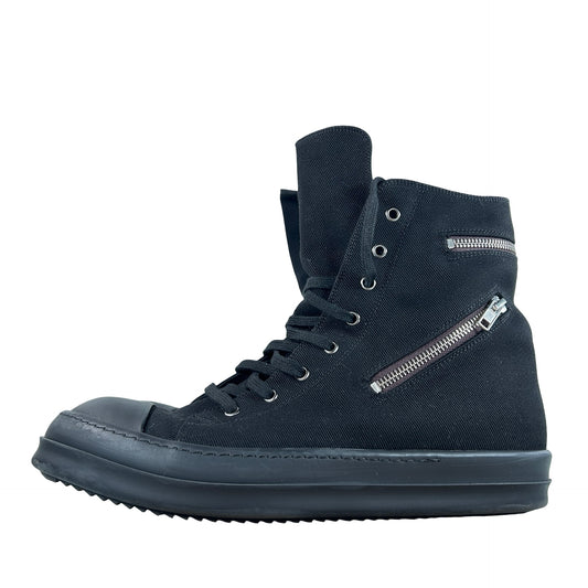 DU02E7808 DO 09 Rick Owens Drkshdw Cargo High Sneakers Triple Box - EU 45 (Used)