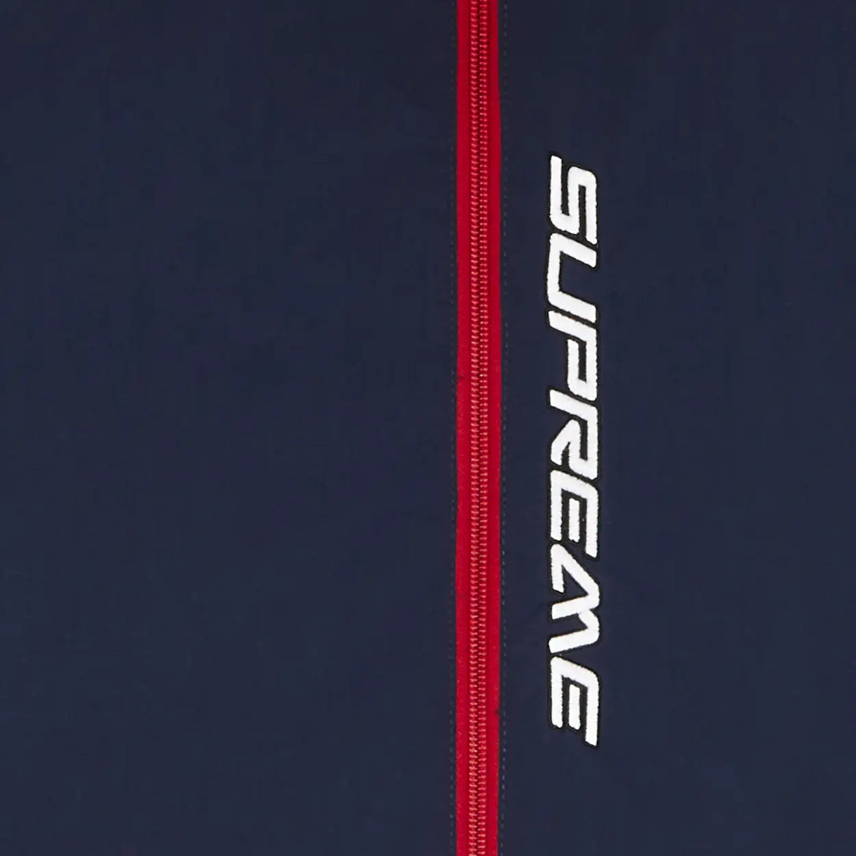 Supreme Contrast Zip Track Jacket 'Navy' [USED] - L (Used)
