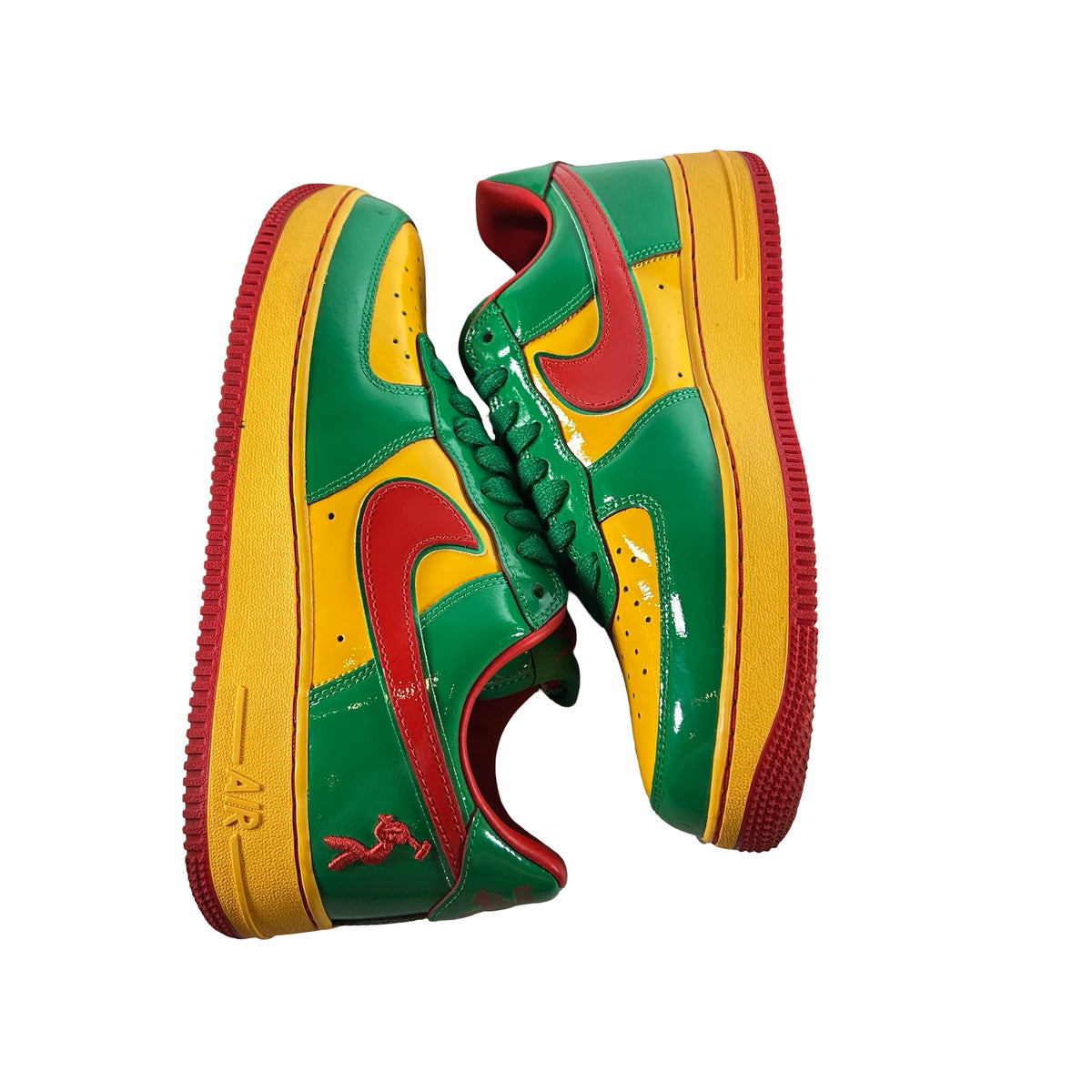 IH4383 300 Nike Air Force 1 Low Lil Yachty Concrete Boys Lucky Green [USED] - 9 M (Used7)