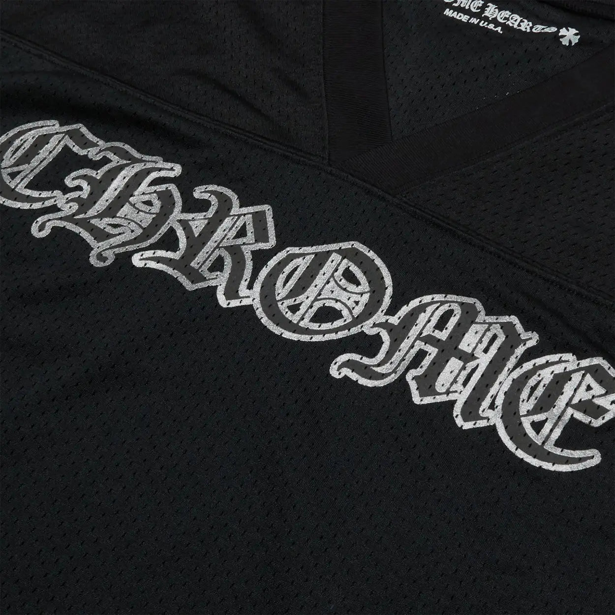 Chrome Hearts Stadium Mesh Long Sleeve Jersey 'Black/Gray' [USED] - L (Used)