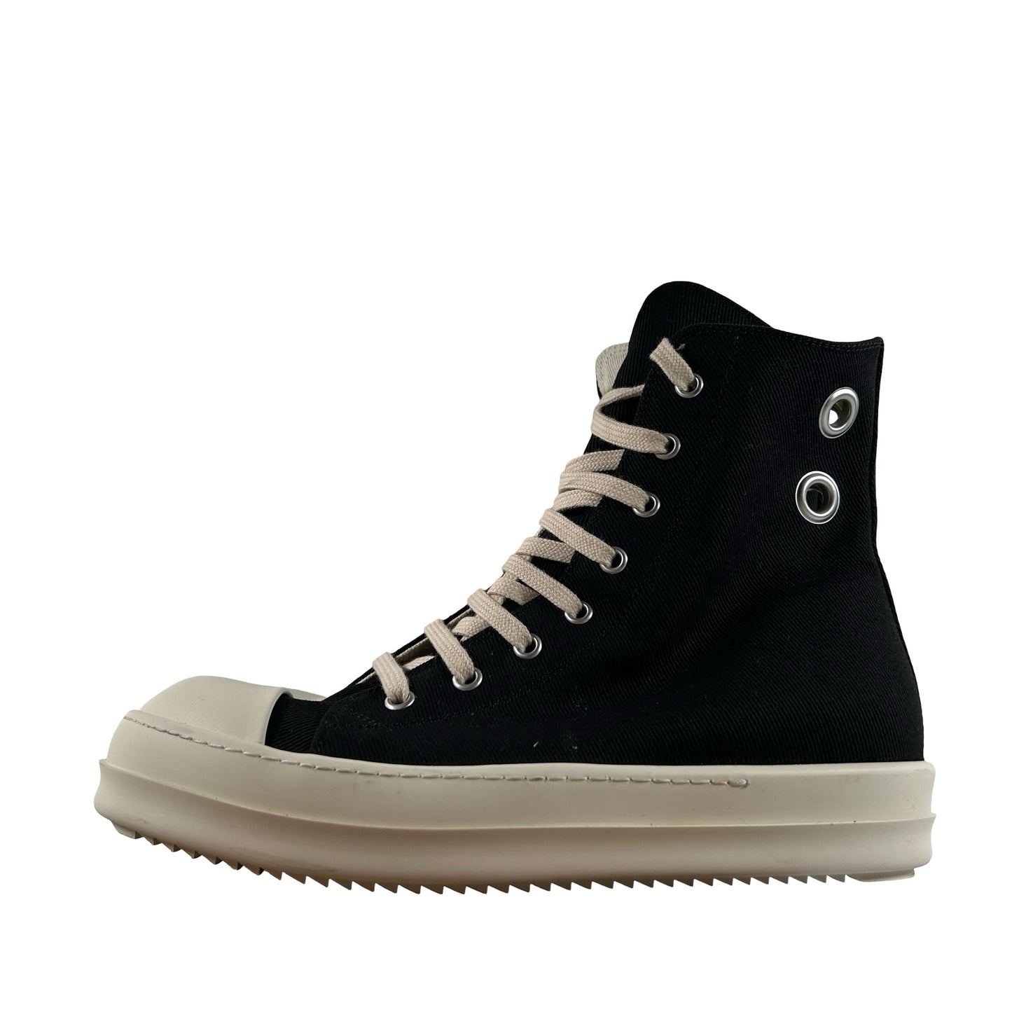DS02C5800 DOES1 911 Rick Owens DRKSHDW High Top Black Milk [USED] - EU 39 (Used)