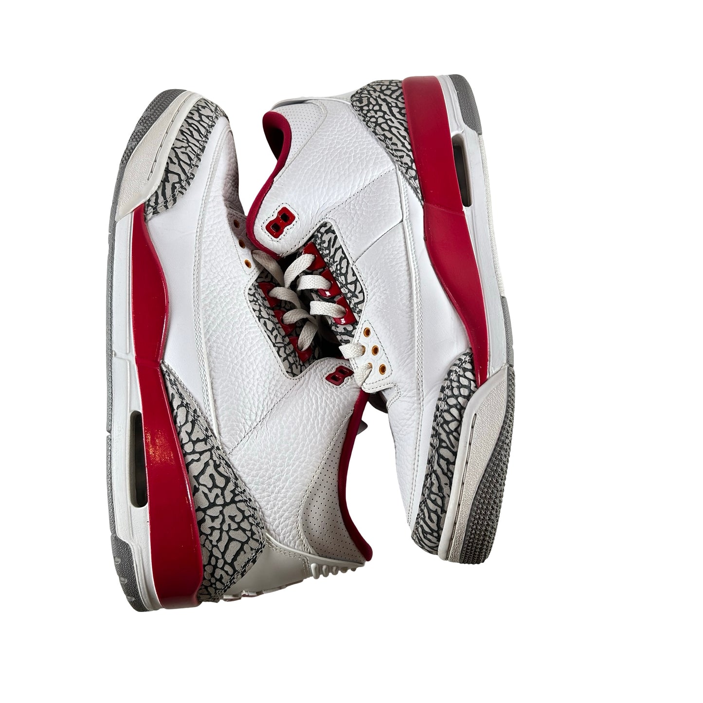CT8532 126 Jordan 3 Retro Cardinal Red [USED] - 13 M (Used2) (No Box2)