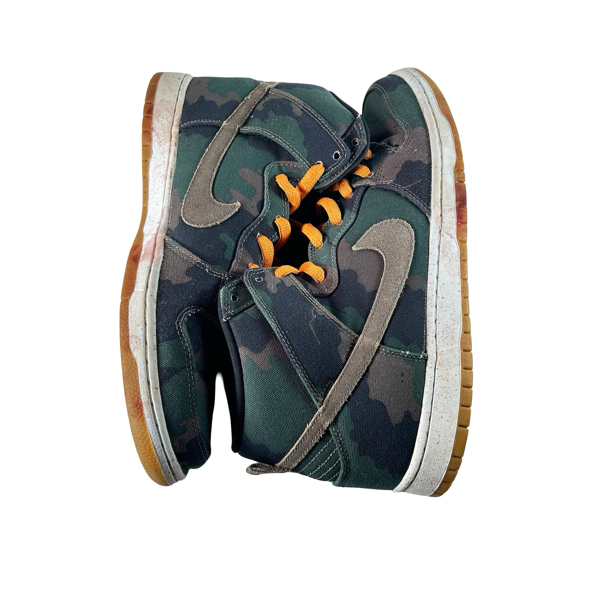 646552 037 Nike SB Dunk High FiveOneO Camo [USED] - 11 M (Used) (No Box)
