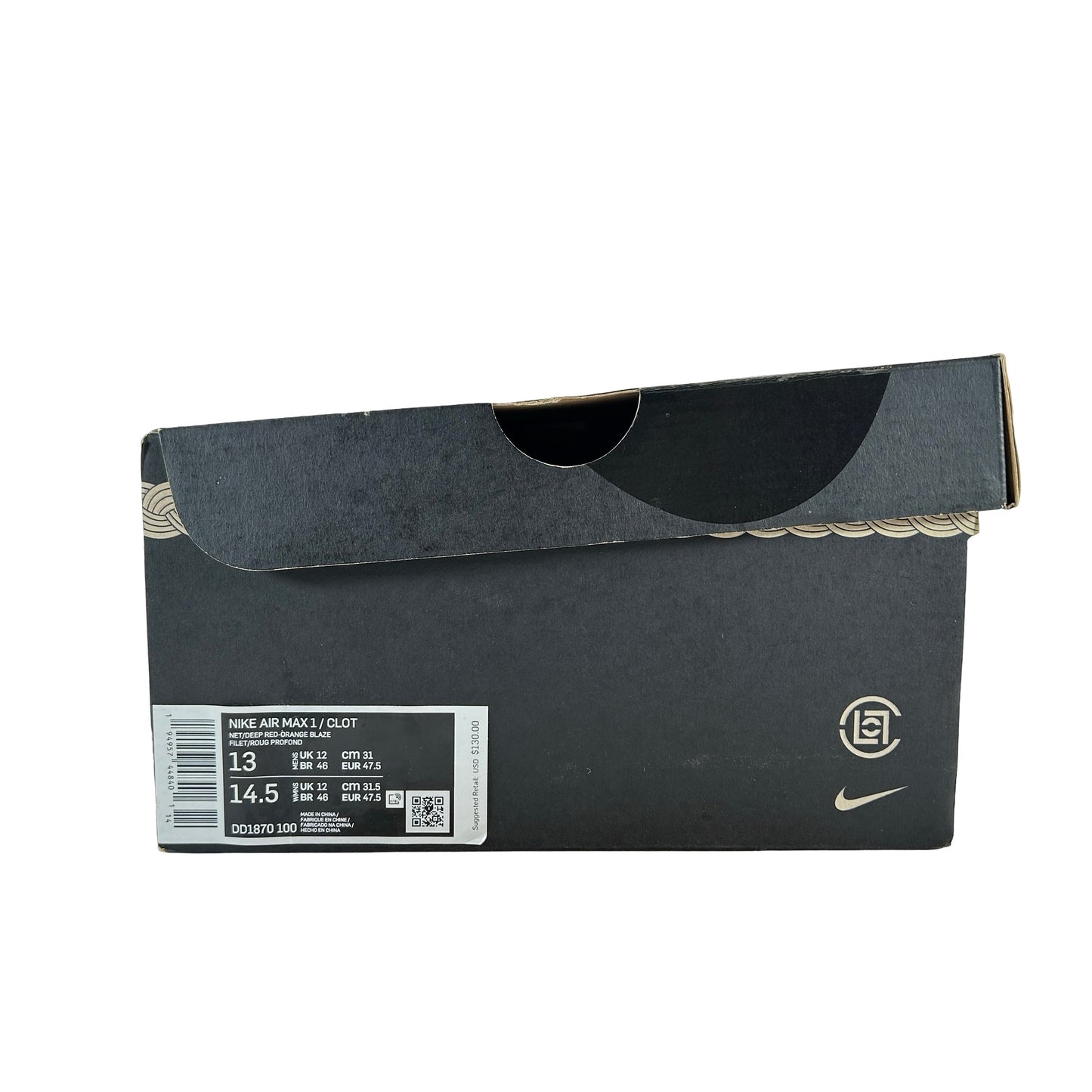 DD1870 100 Air Max 1 Clot [USED] - 13 M (Used)