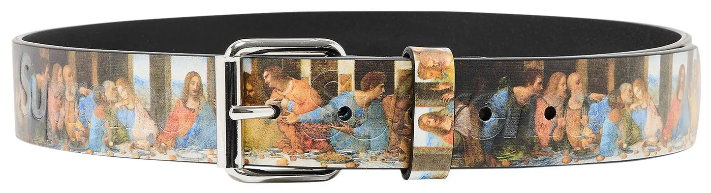 Supreme Last Supper Leather Belt Multicolor [USED] - M (Used)
