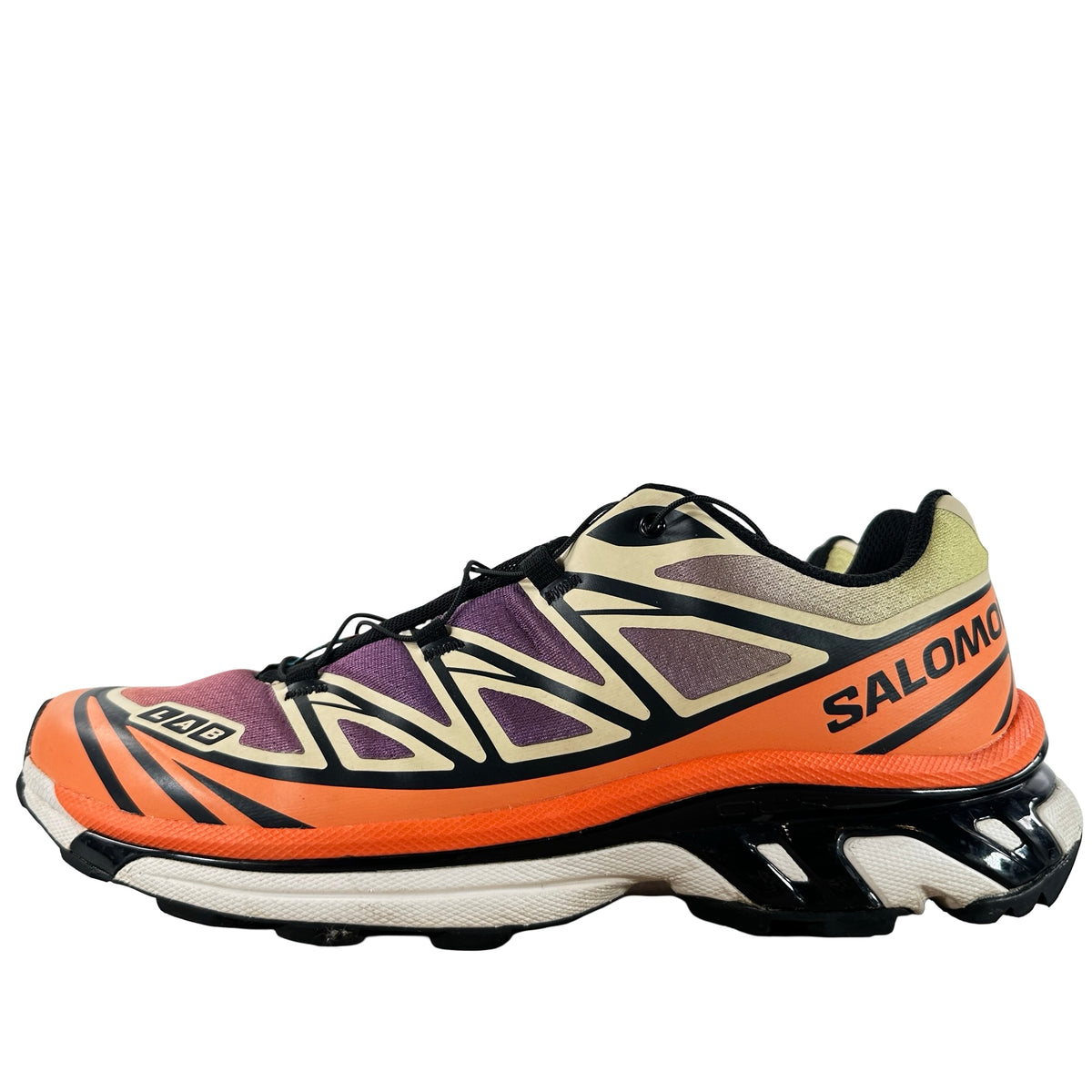 L49154300 Salomon XT-6 Black Almond Dragon Fire [USED] - 9 M (Used) (No Box)