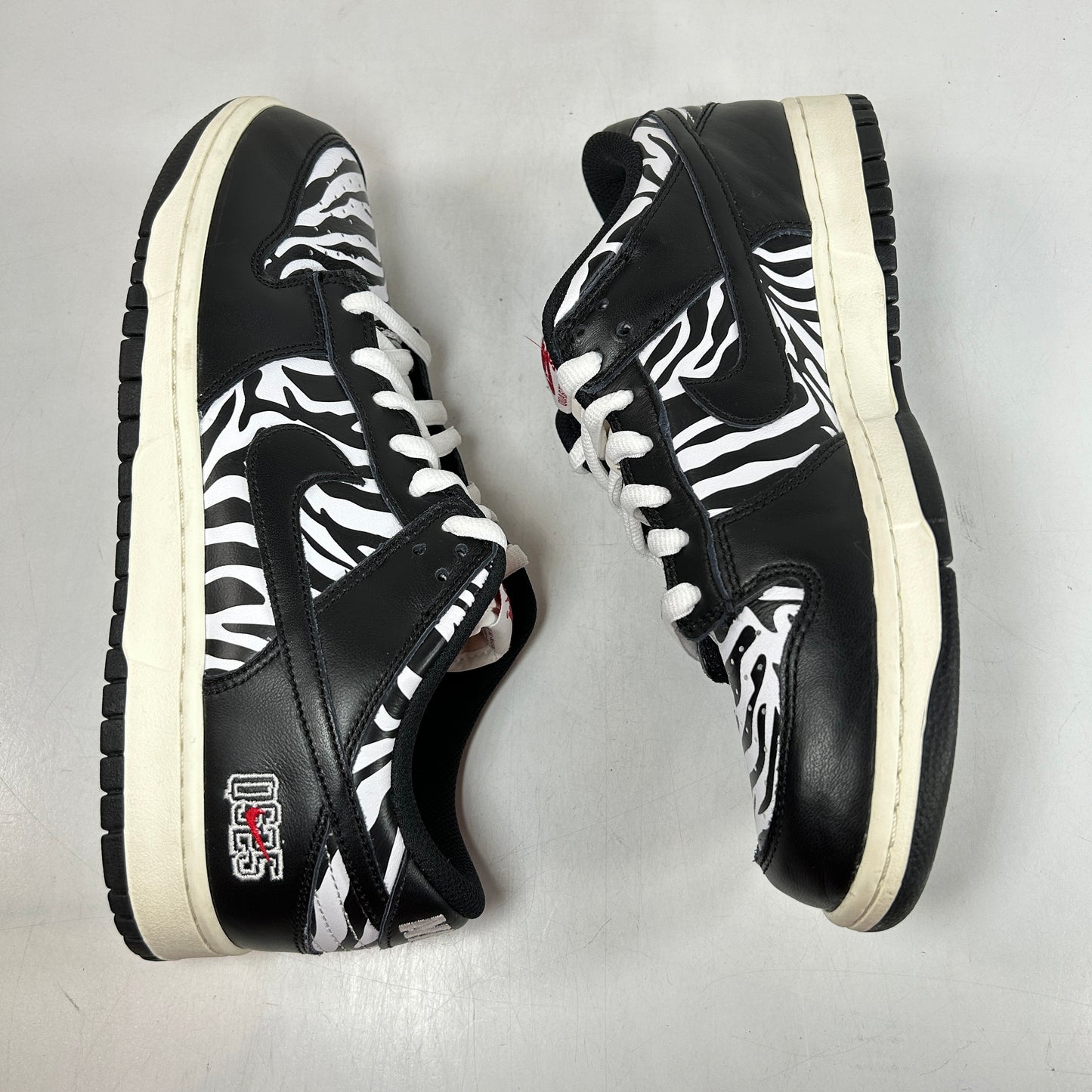 DM3510 001 SB Dunk Low Quartersnacks Zebra [USED] - 9 (Used) (Replace Box)