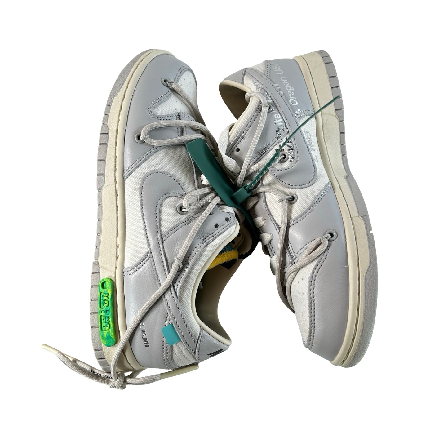 DM1602 117 Nike Dunk Low Off-White Lot 42 [USED] - 7.5 M (Used)