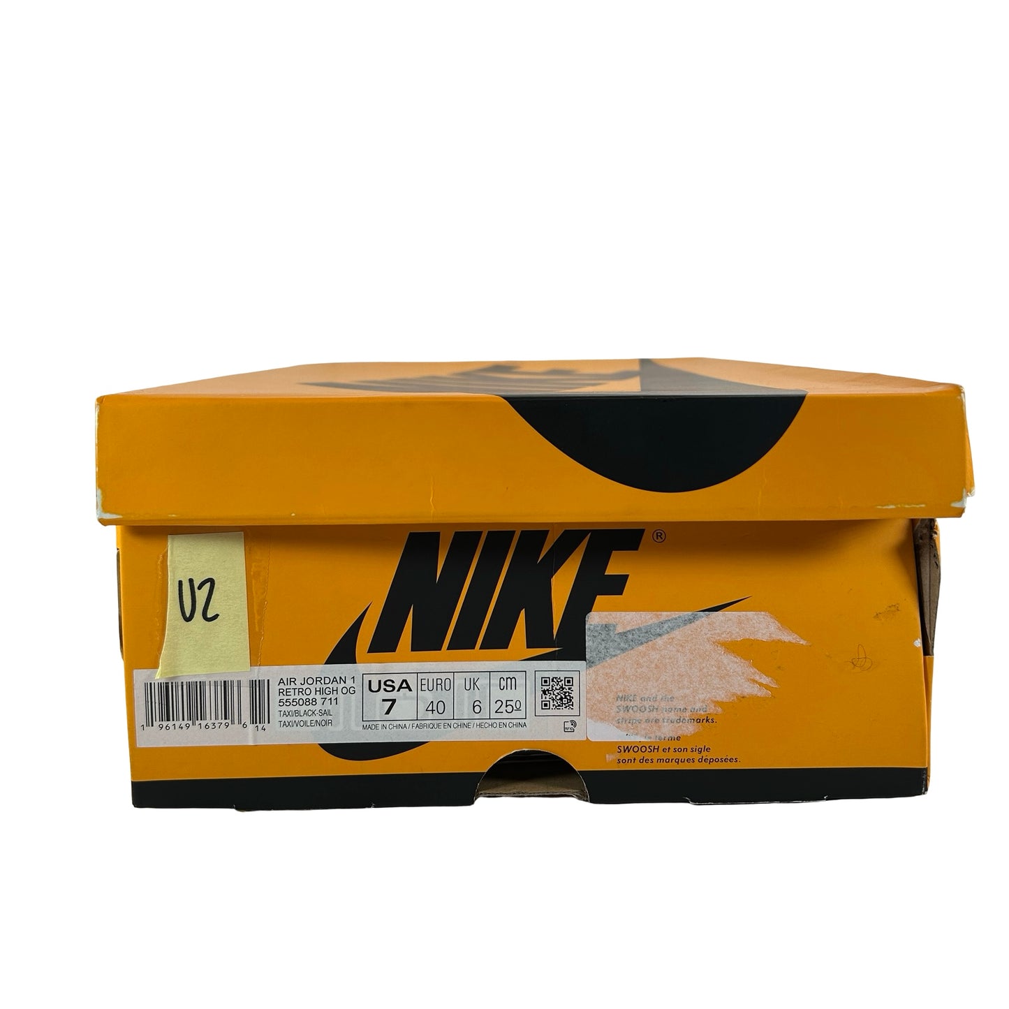 555088 711 Jordan 1 Retro High OG Taxi [USED] - 7 M (Used2)