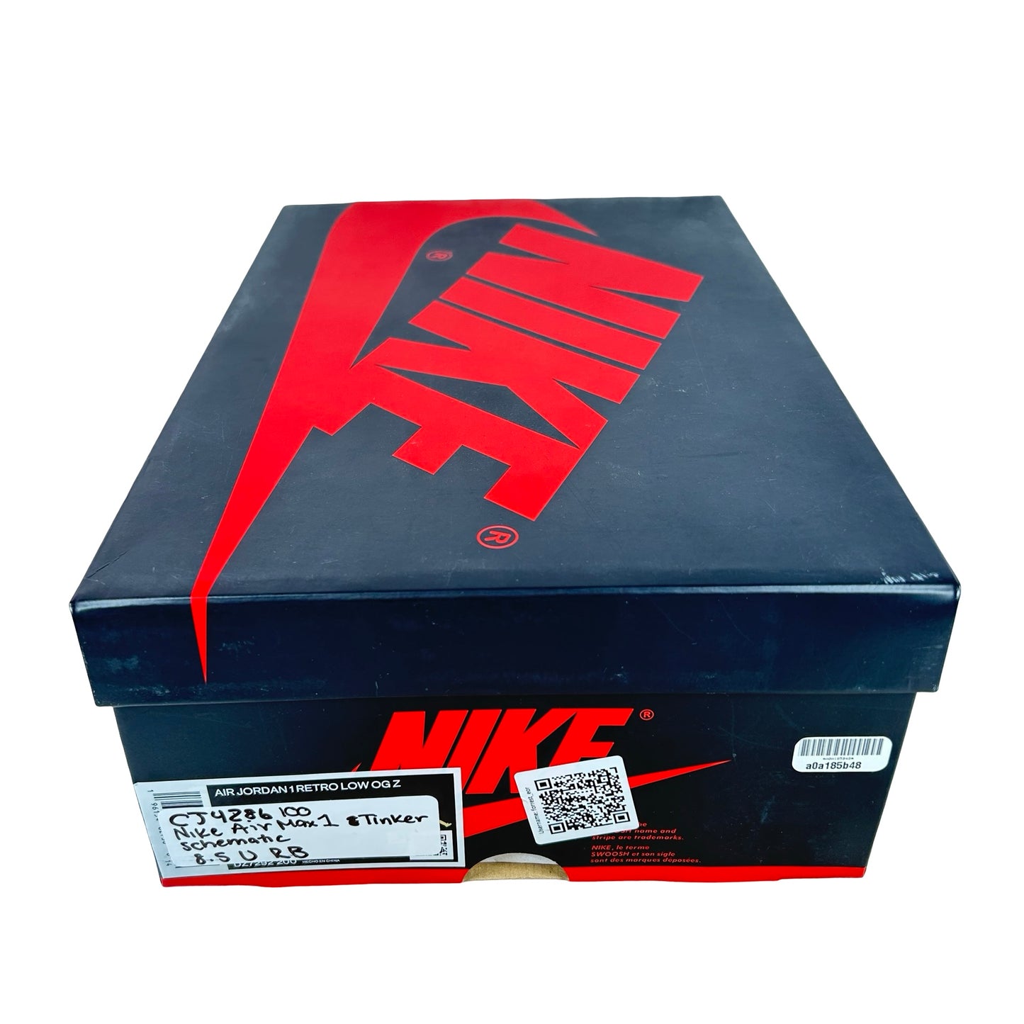 CJ4286 100 Nike Air Max 1 Tinker Schematic [USED] - 8.5 M (Used) (Replace Box)