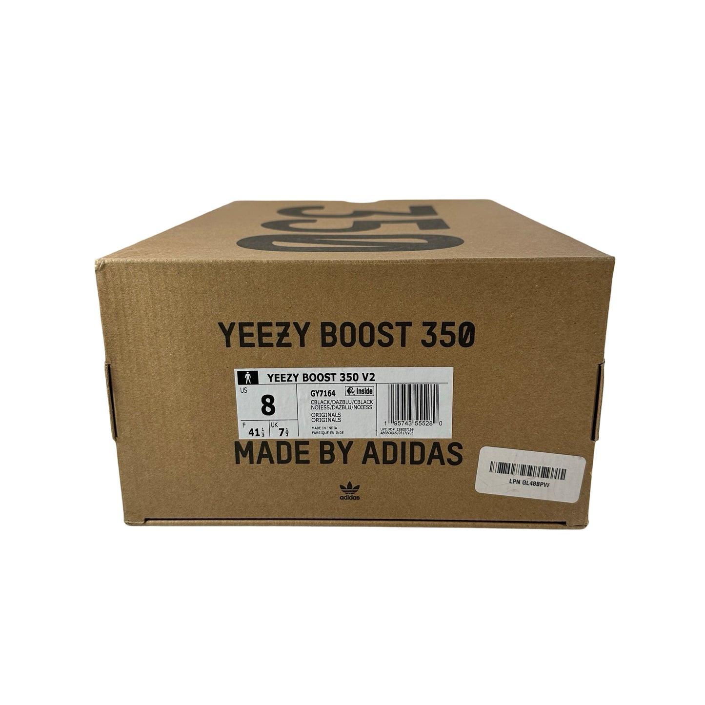 GY7164 Adidas Yeezy Boost 350 V2 Dazzling Blue [USED] - 8 M (Used)