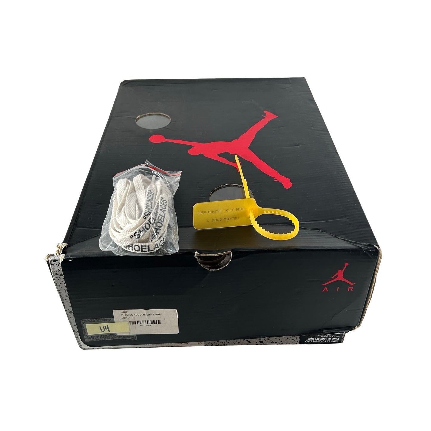 DH8565 100 Jordan 5 Off-White Sail [USED] - 11 M (Used4)