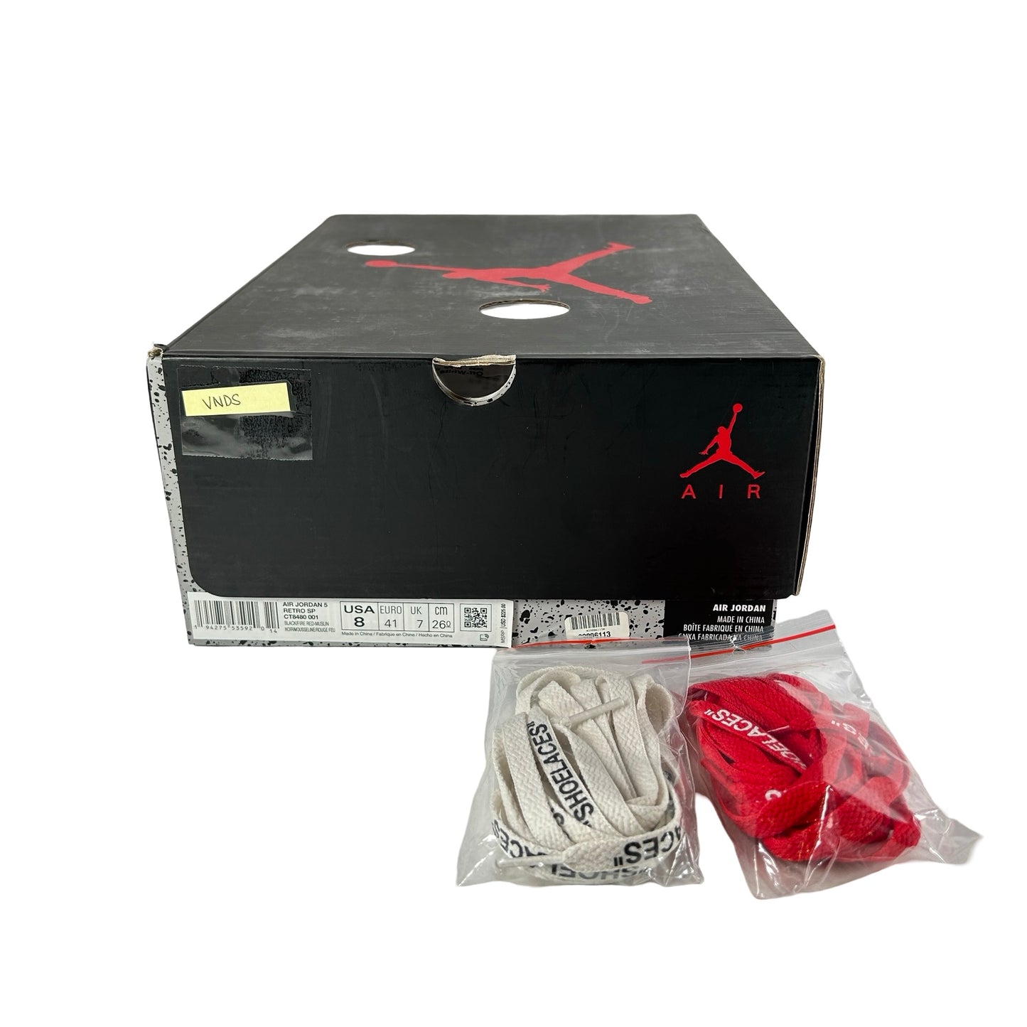 CT8480 001 Jordan 5 Retro Off-White Muslin [USED] - 8 M (VNDS)