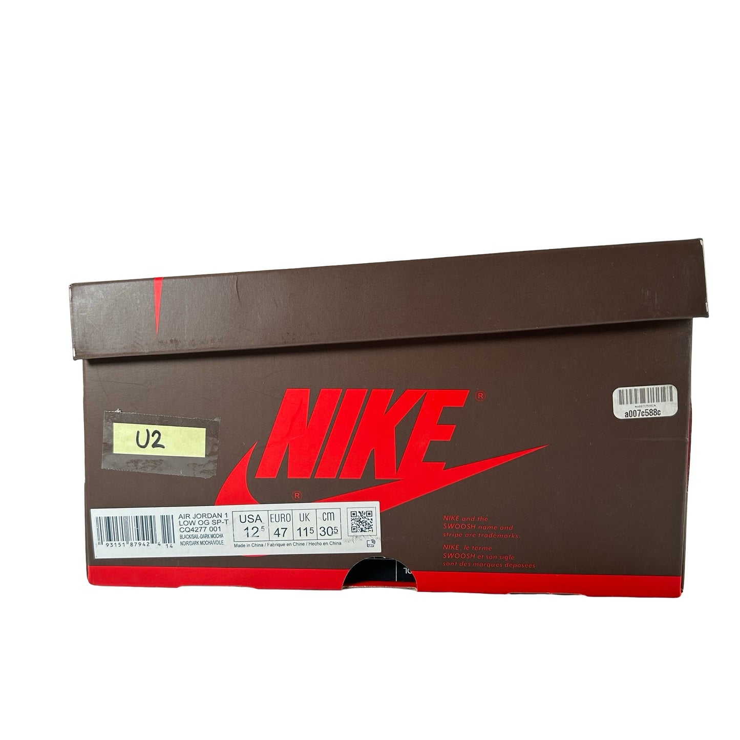 CQ4277 001 Jordan 1 Low Travis Scott Mocha [USED] - 12.5 M (Used2)