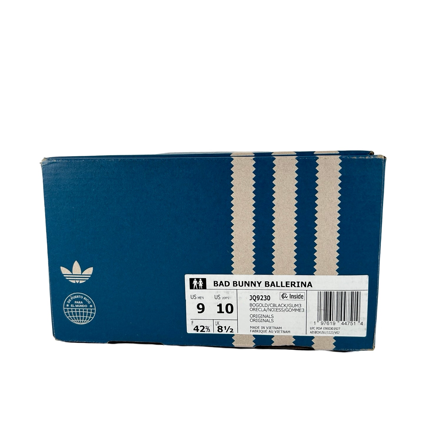 JQ9230 adidas Ballerina Bad Bunny Bold Gold [USED] - 9 M (Used)