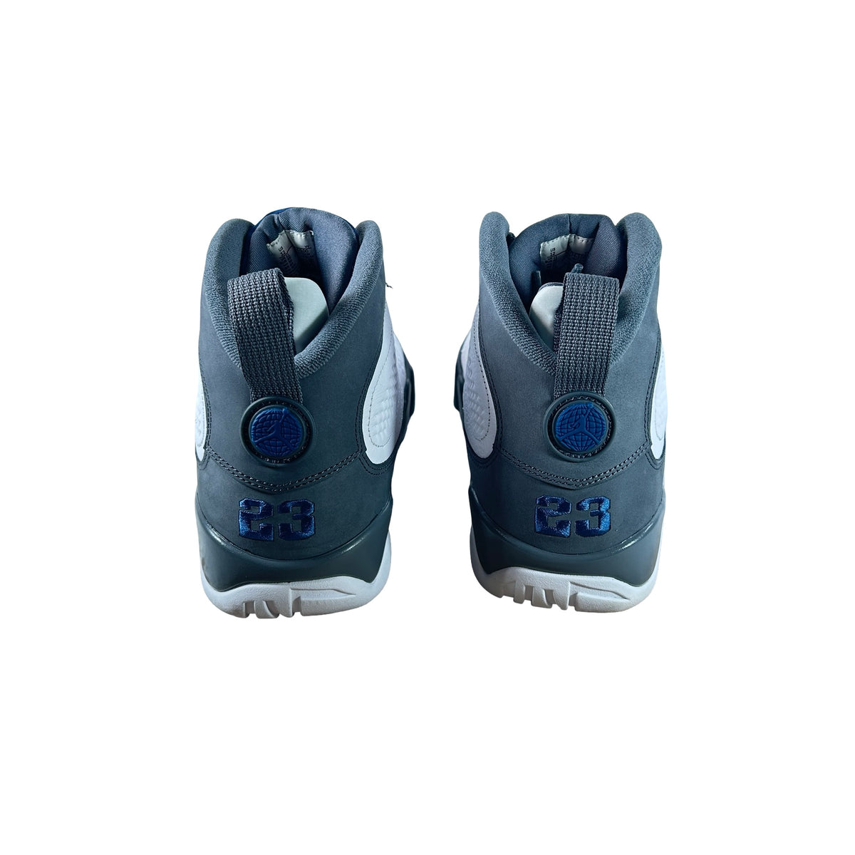 HV4794 100 Jordan 9 Retro Flint Grey French Blue (2026) [USED] - 12 M (Used2)