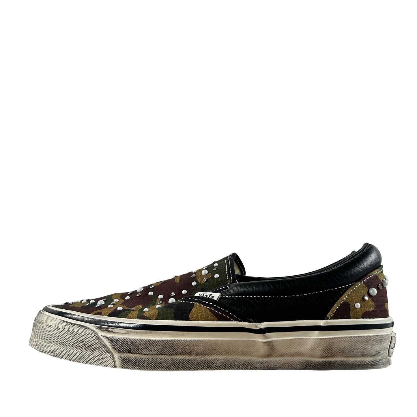 VN000D9PCAK Vans LX Classic Slip-On 98 Pearlized Pack Camo Black [USED] - 11 M (Used2)
