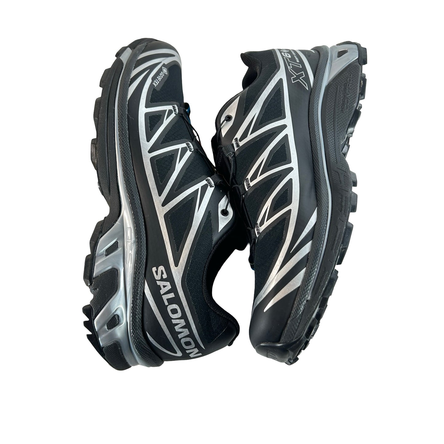 L47450600 Salomon XT-6 Gore-Tex Black Silver [USED] - 12 M (Used)