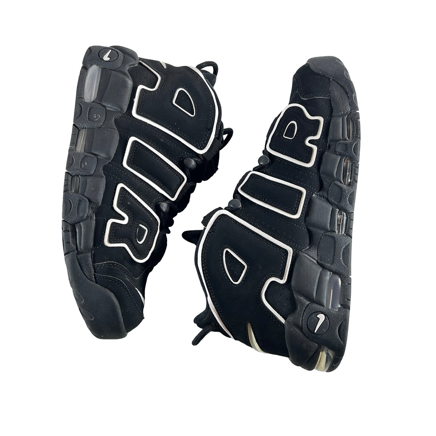 414962 002 Nike Air More Uptempo Black White [USED] - 8 M (Used2)