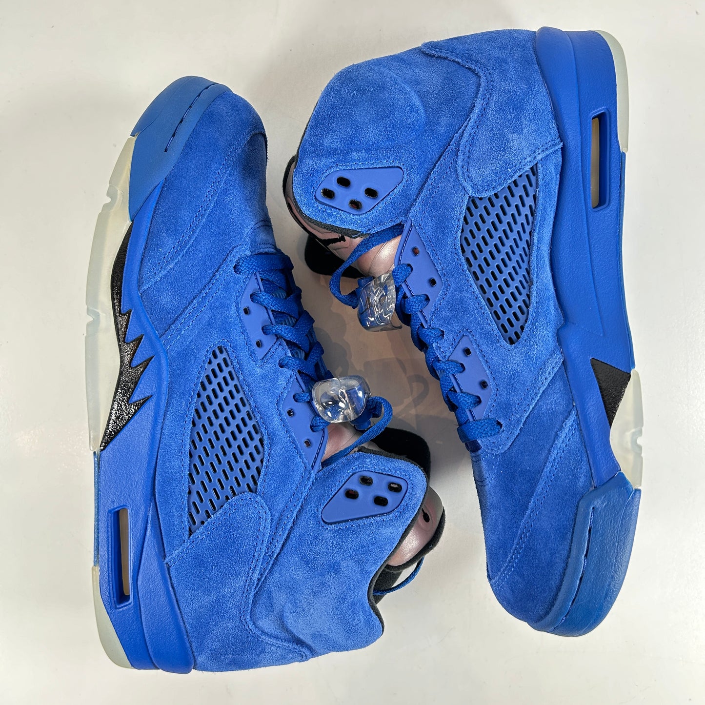 136027 401 Jordan 5 Retro Blue Suede [USED] - 10.5 M (VNDS) (Replace Box)