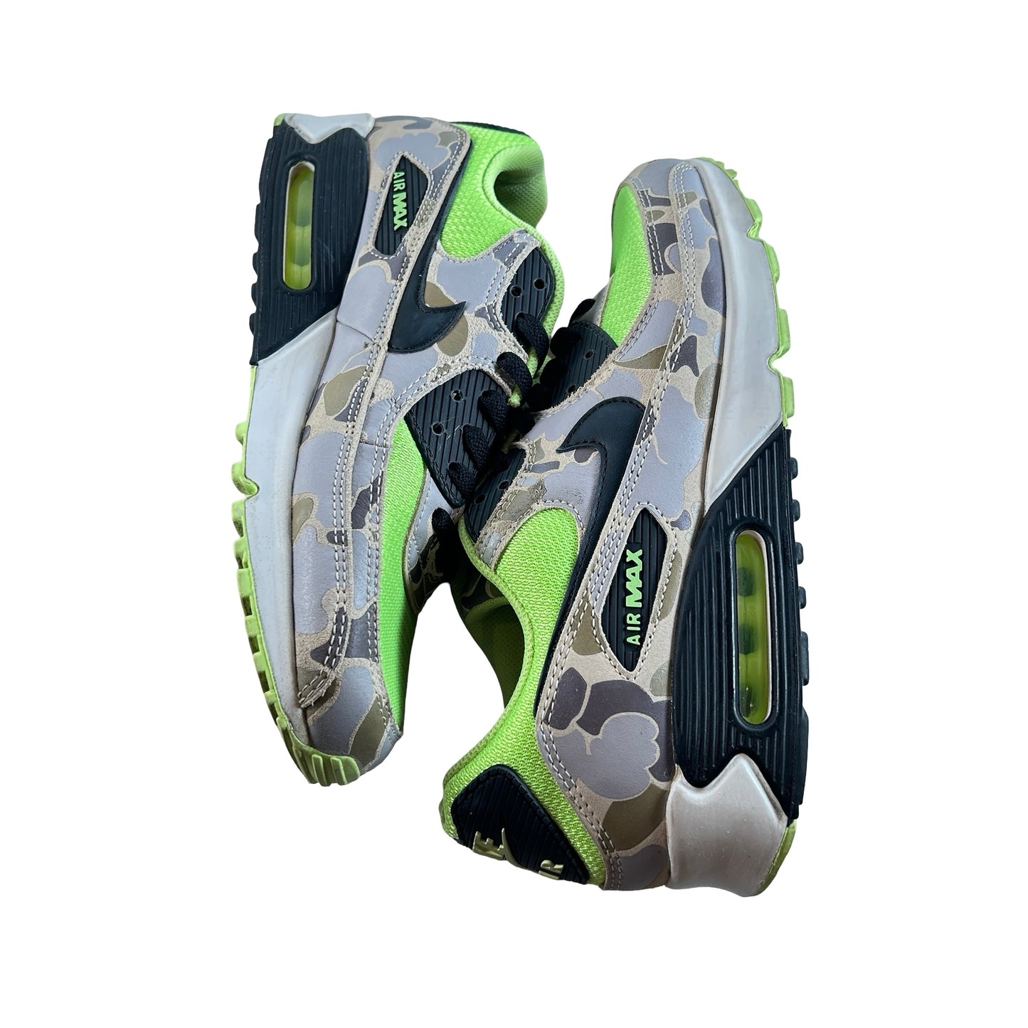 CW4039 300 Nike Air Max 90 Green Camo [USED] - 11.5 M (Used) (No Box)